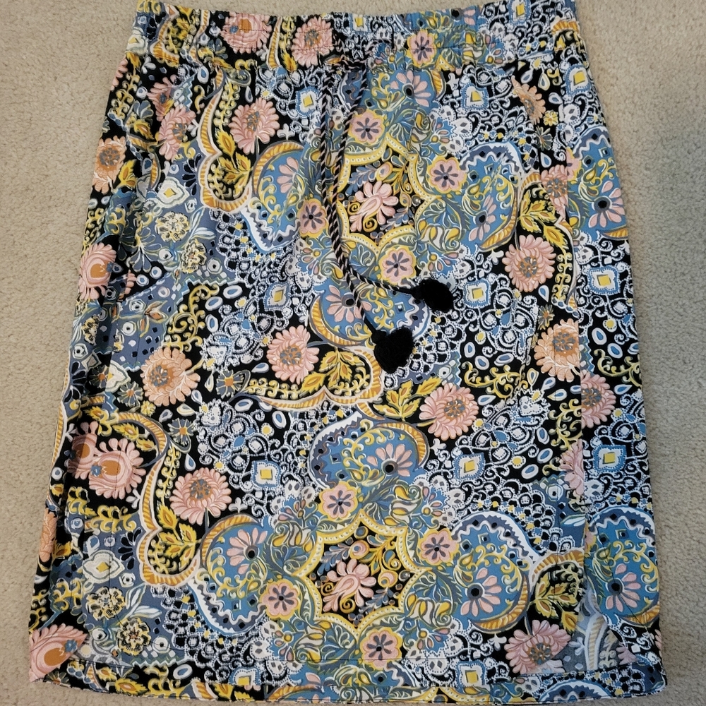 Loft Petite Floral Skirt